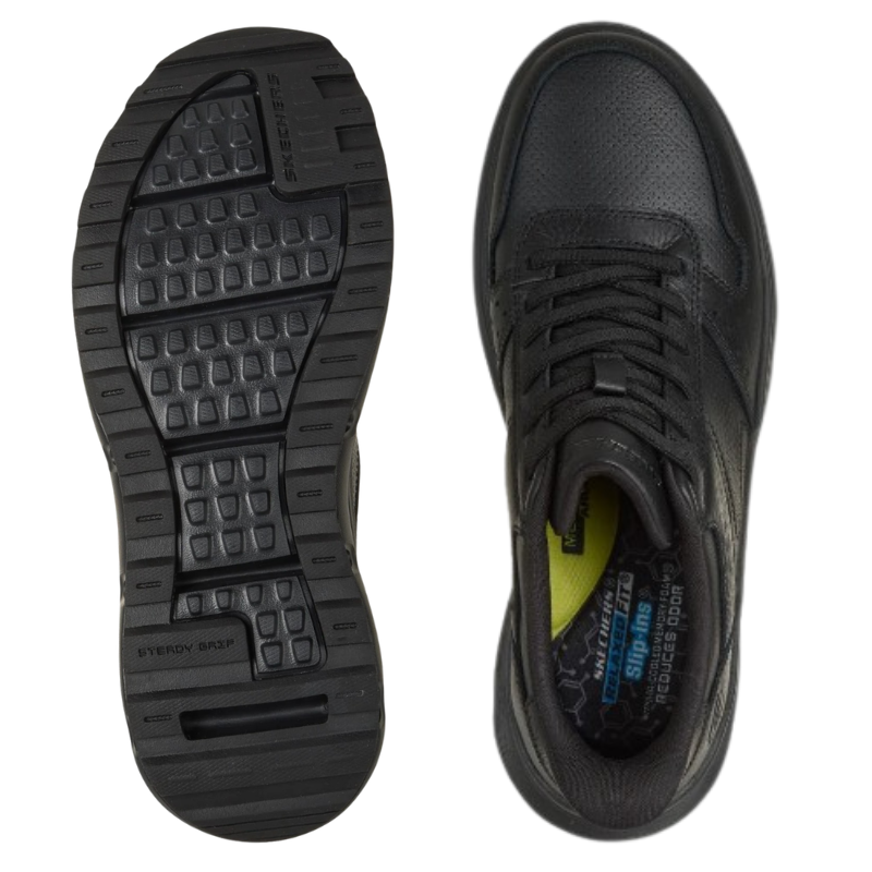 Skechers slip-in herensneaker - Zwart