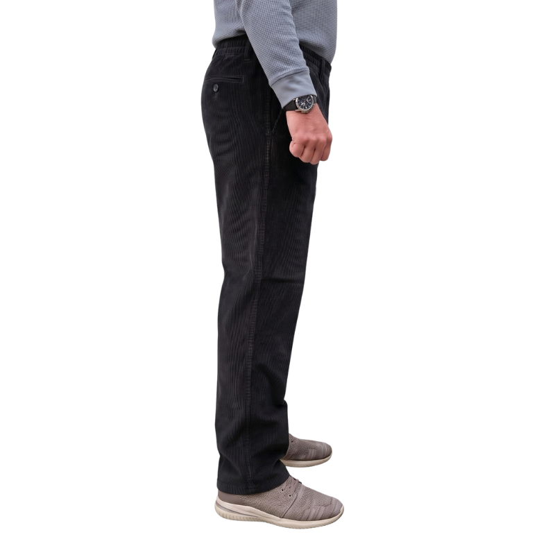 Pantalon en velours Murk noir