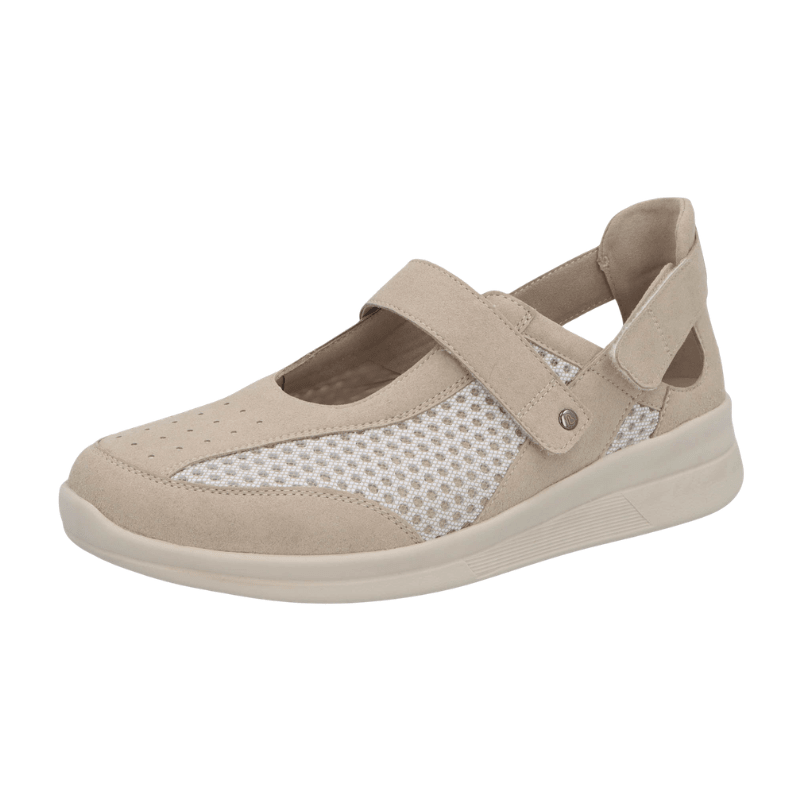 Berkemann ballerina med velcro - Beige