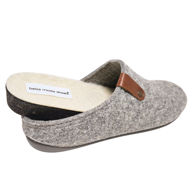 Bella Moda chaussons d’intérieur pour femme - Gris