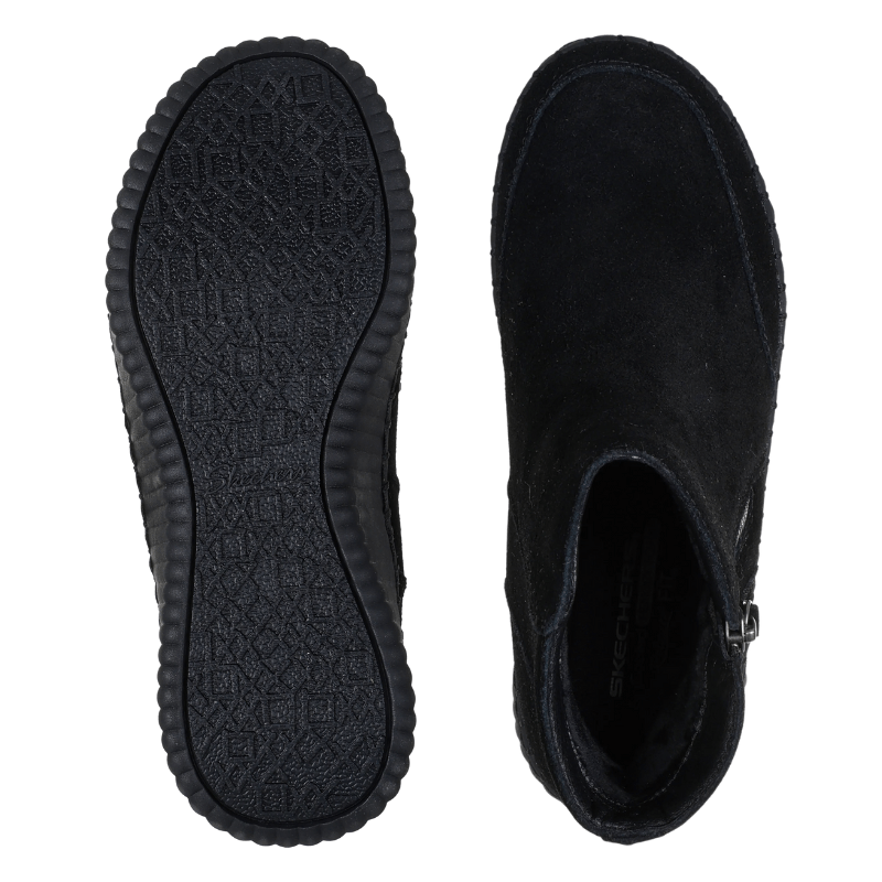 Skechers varmt foret damestøvle - Sort