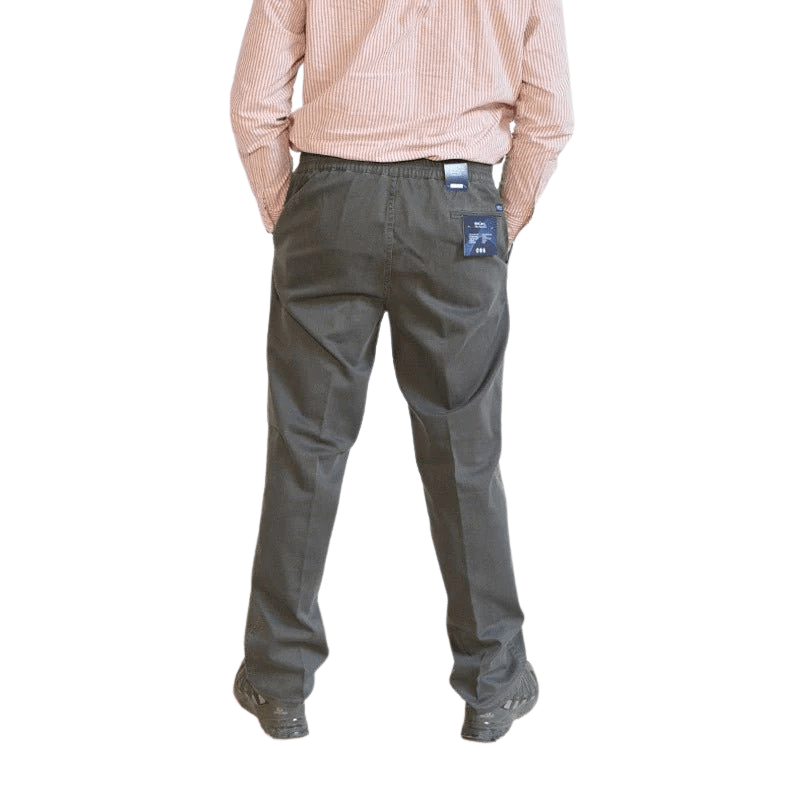 Bukser med elastisk talje - Grå