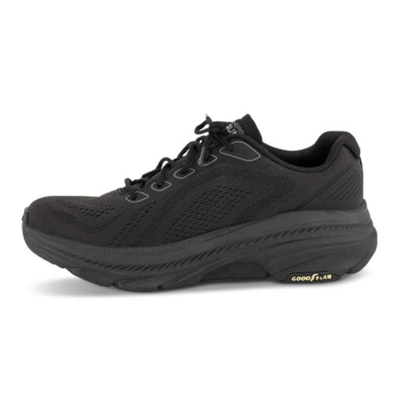 Skechers damesneaker met schokdemping - Zwart