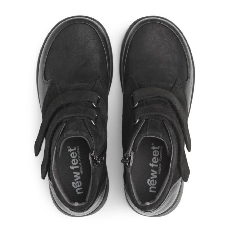 New Feet let foret støvle - Sort - Seniorshop