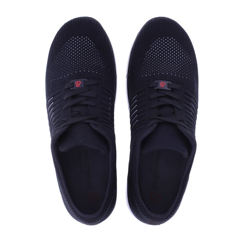 Berkemann herresneaker i strik - Sort - Seniorshop