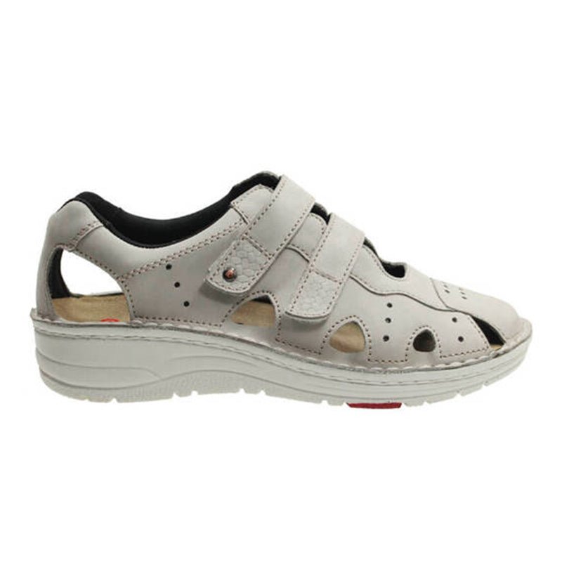 Berkemann lukket damesandal - Grå - Seniorshop