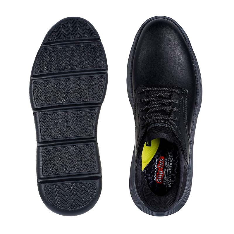 Skechers pæn slip - in herresko - Sort - Seniorshop