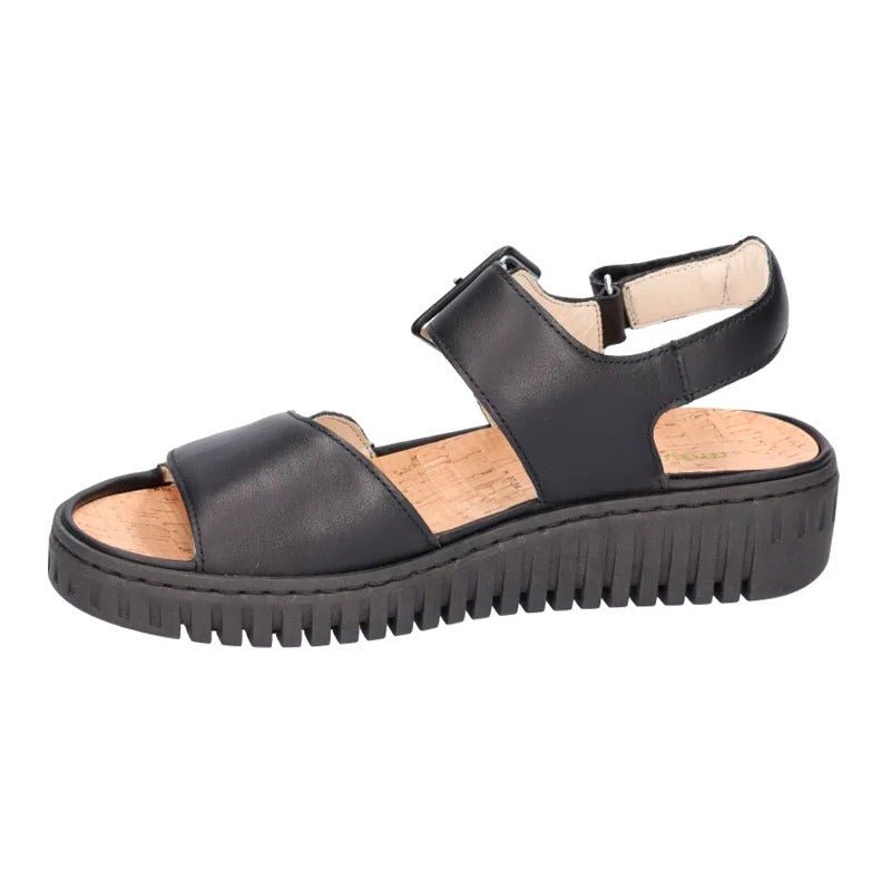 Waldläufer klassisk damesandal - Sort - Seniorshop