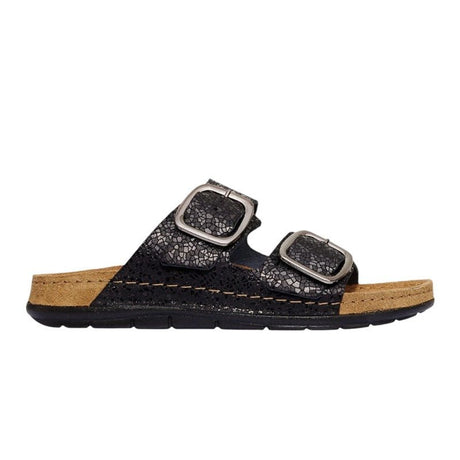 Rohde dameslipper - Sort - Seniorshop