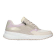 Waldläufer damesneaker - Beige/lavendel - Seniorshop