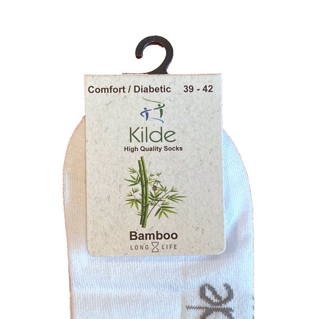 Low cut diabetesstrømper med bambus - Seniorshop