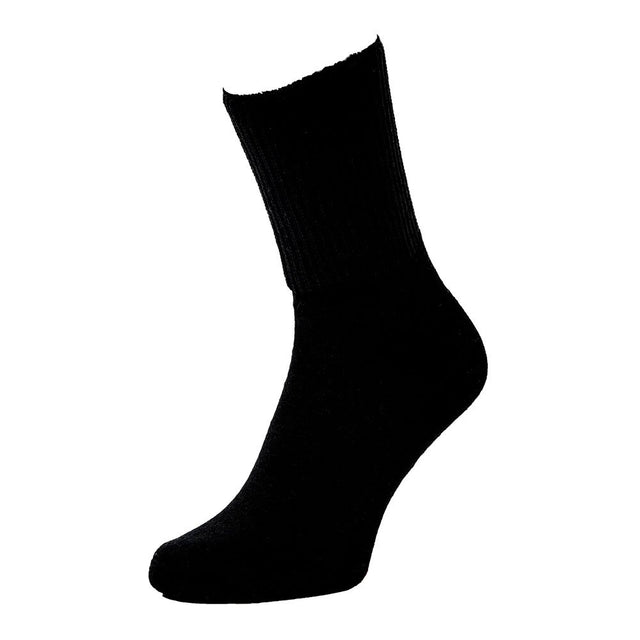 Kraftige diabetesstrømper - Sort - Seniorshop