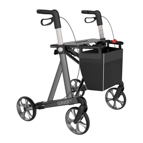 Server HD rollator - bredt sæde - Seniorshop
