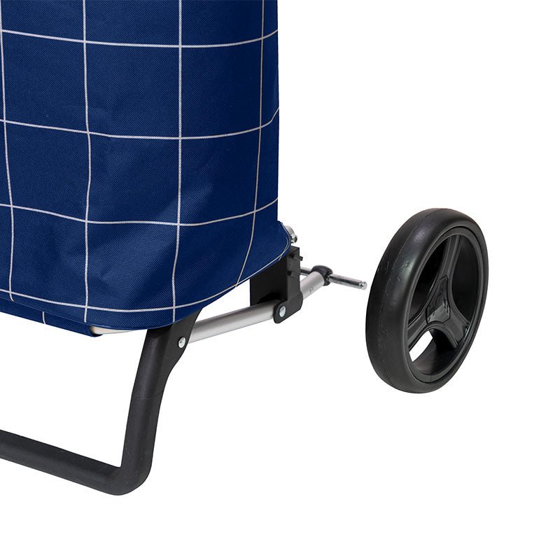 Kross indkøbsvogn - Blå - Seniorshop