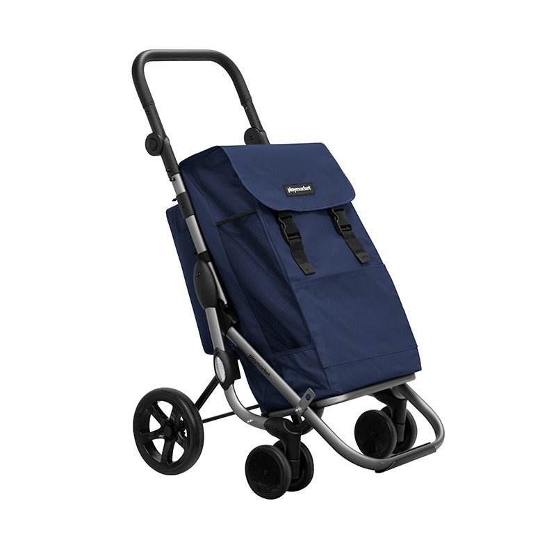 Go Plus indkøbsvogn med termorum - Blå - Seniorshop