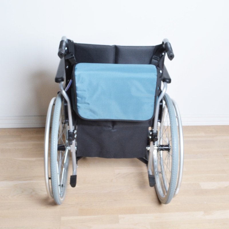 Skuldertaske med lynlås til kørestol og rollator - Seniorshop
