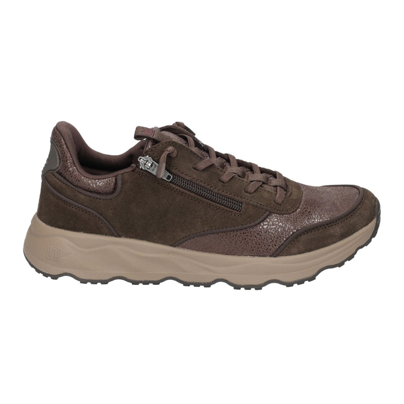 Waldläufer baskets pour femme grande largeur - Marron