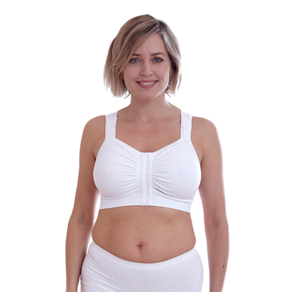 Soutien-gorge post-opératoire blanc - Mirabelle
