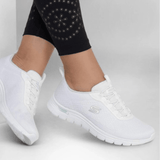Skechers damesneaker - Hvid