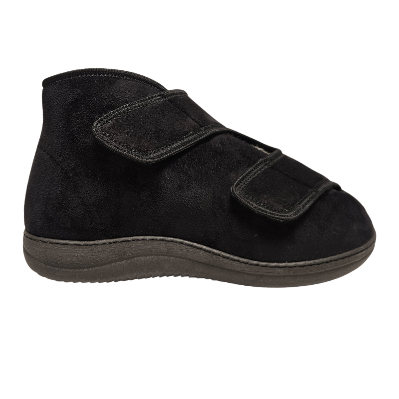 Extro Style chaussures thérapeutiques avec doublure en laine - Noir