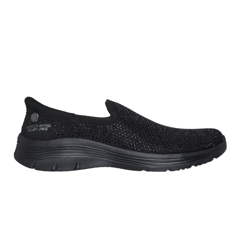 Skechers slip-in damesschoen - Zwart