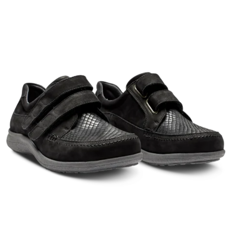 Chaussures pour femme New Feet à large ouverture - Noir
