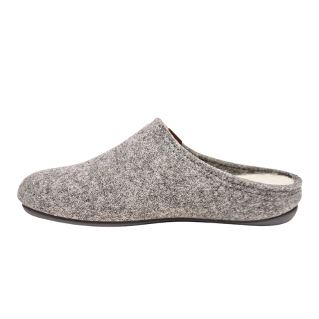 Grijze Bella Moda wollen slipper van de andere kant zonder band
