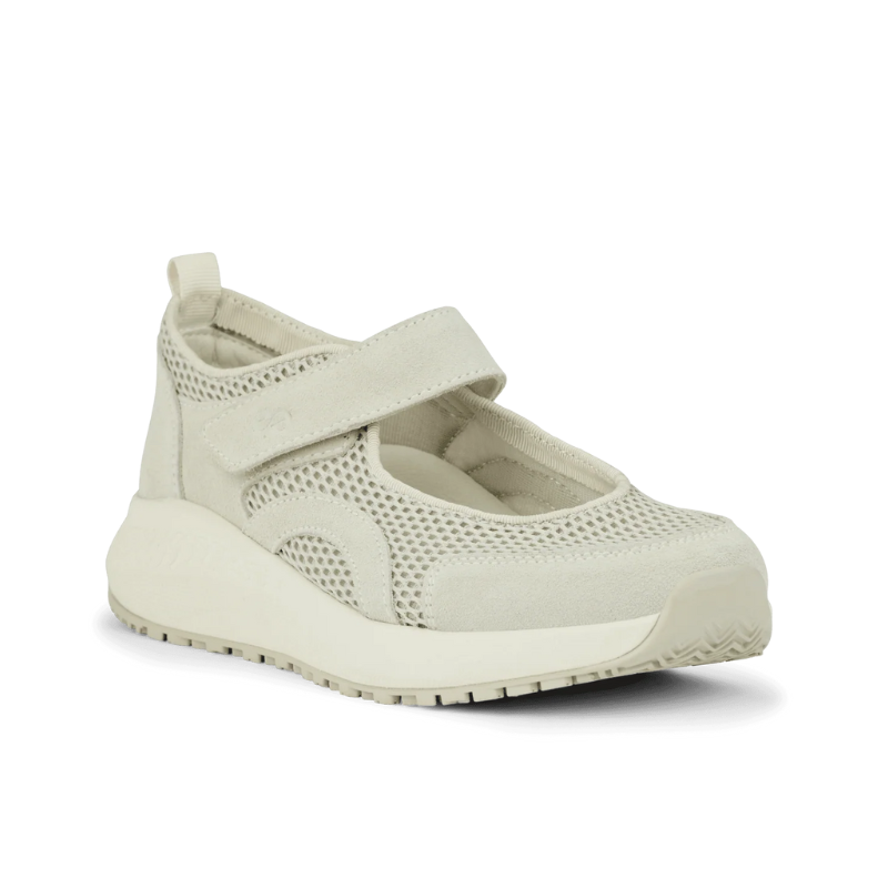 Green Comfort ballerine sporty - Blanc