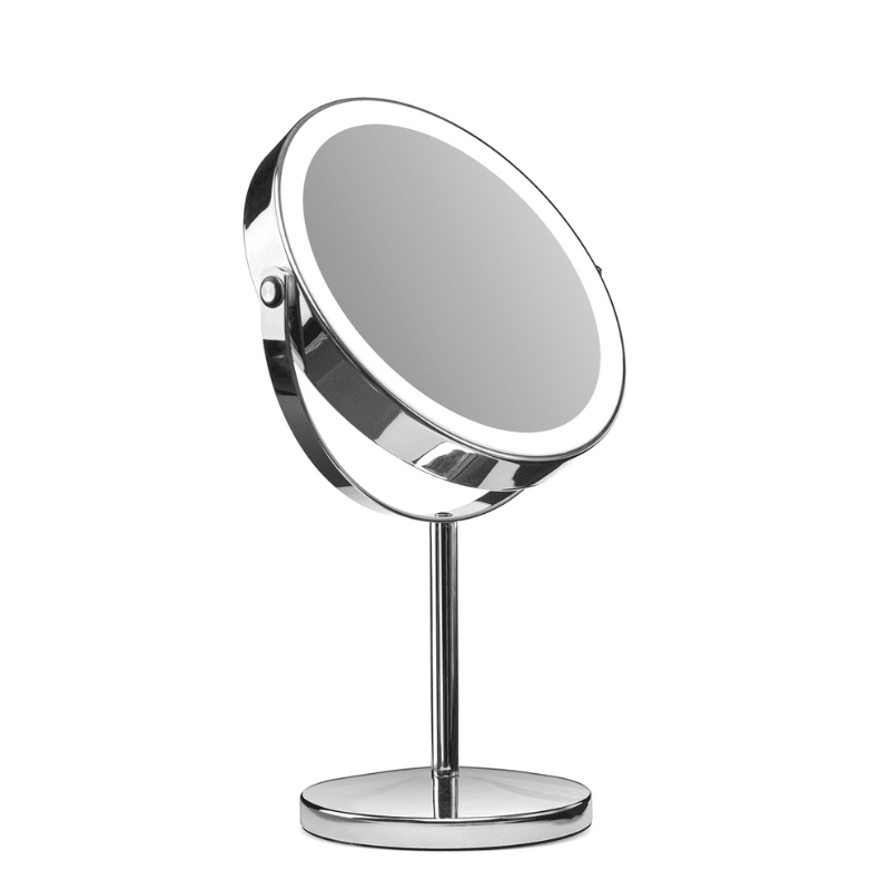 Makeup - spejl med tonet lys - 1x/10x forstørrelse