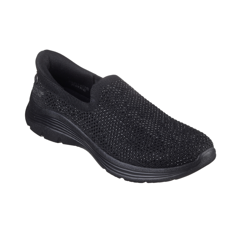 Skechers slip-in damesschoen - Zwart