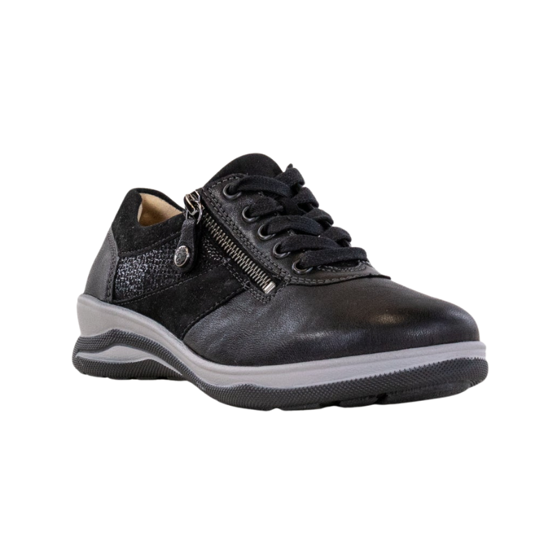 Sneaker femme Fidelio avec matière stretch – Noir