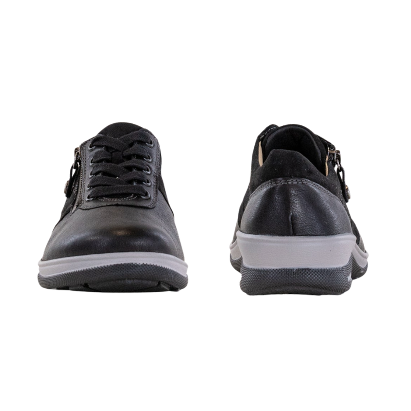Sneaker femme Fidelio avec matière stretch – Noir