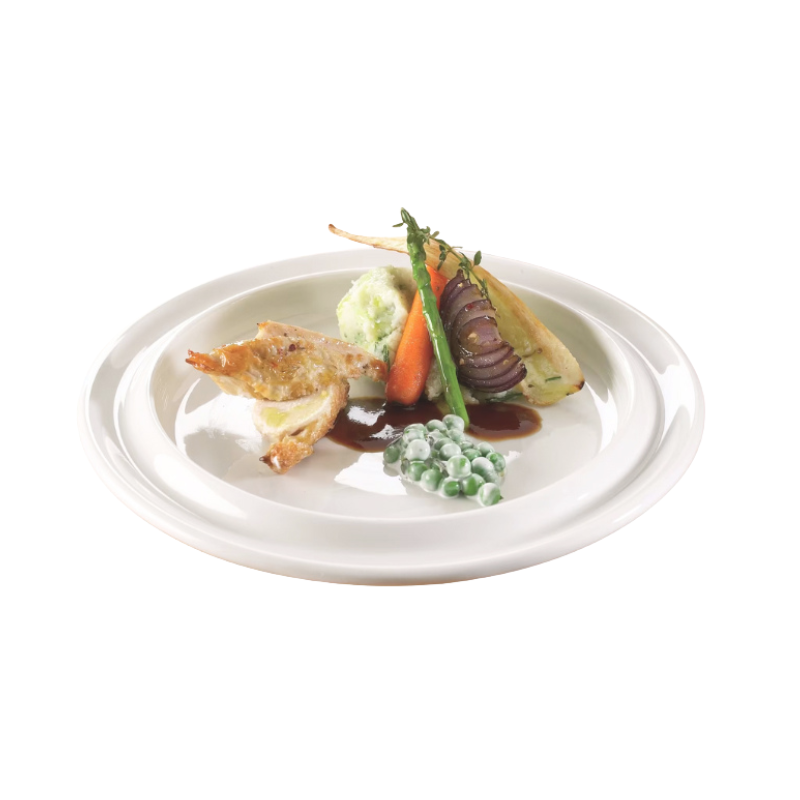 Assiette à bord relevé, Ø26 cm