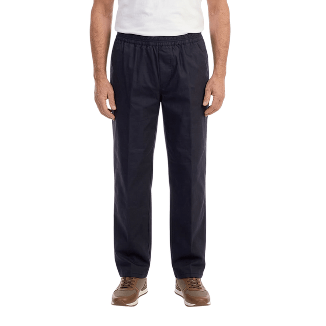 Lette bukser med elastikkant - Marine