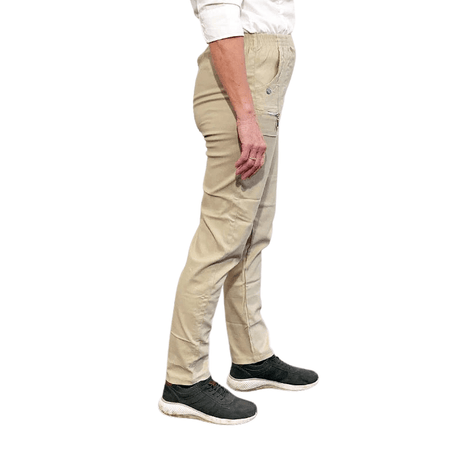 Damebukser med elastikkant - Beige