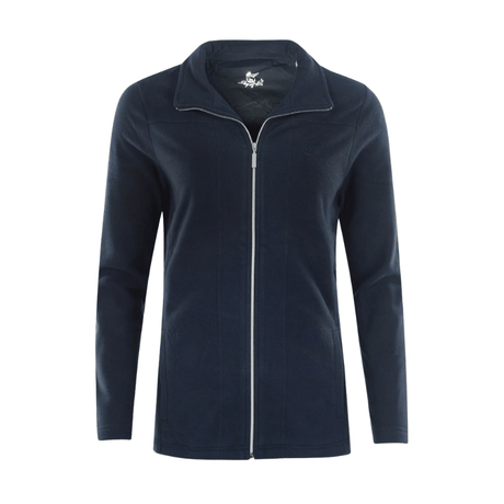 Cardigan i fleece til damer - Mørkeblå