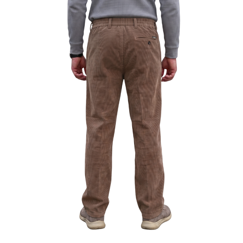Murk Pantalon en velours Brun