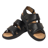 Sandale homme Tecnica à velcro – Noir