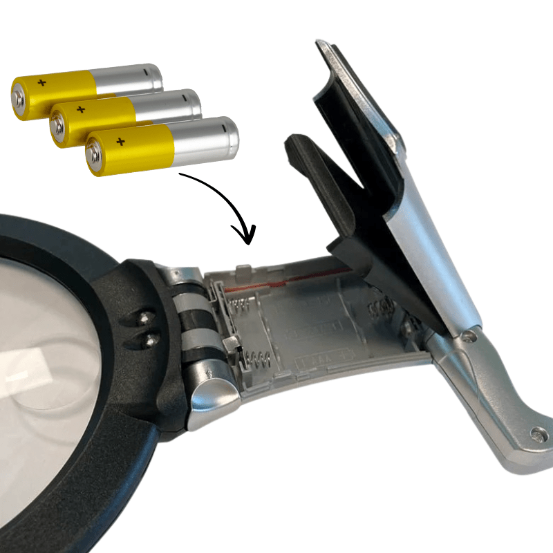 Sylup med snor og lys - 2x / 6x forstørrelse