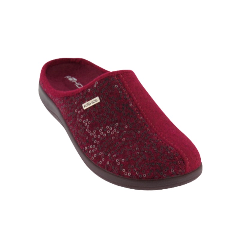 Damenpantoffel - Rot