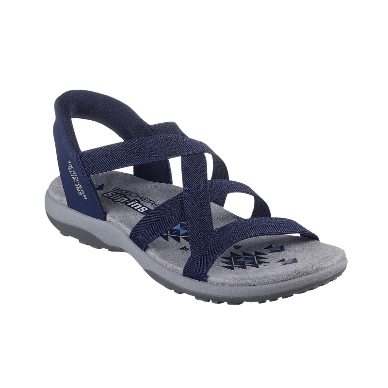 Skechers slip - in damesandal - Blå