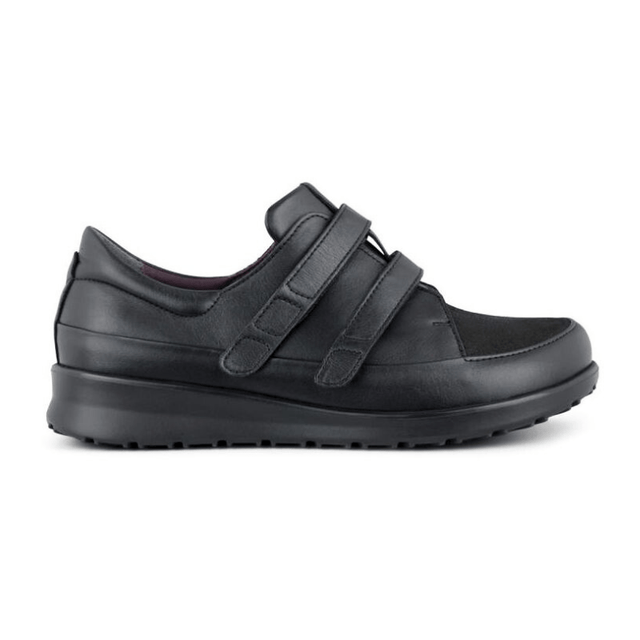 New Feet damesko med velcro - Sort