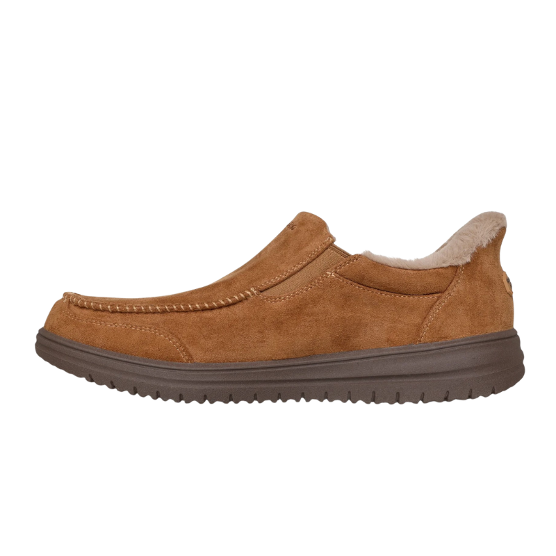 Skechers slip-in chaussons pour homme - Marron
