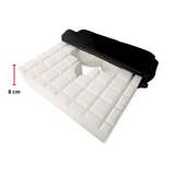 Aflastende siddepude m. udskæring - 43x43x10