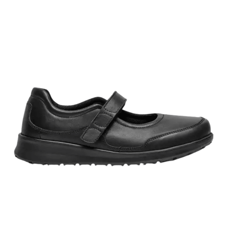 New Feet ballerina med velcro - Sort