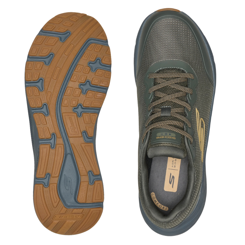 Skechers baskets imperméables pour homme - Olive
