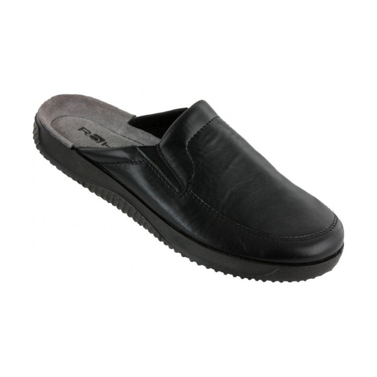Rohde pantoufles larges/slippers - Noir