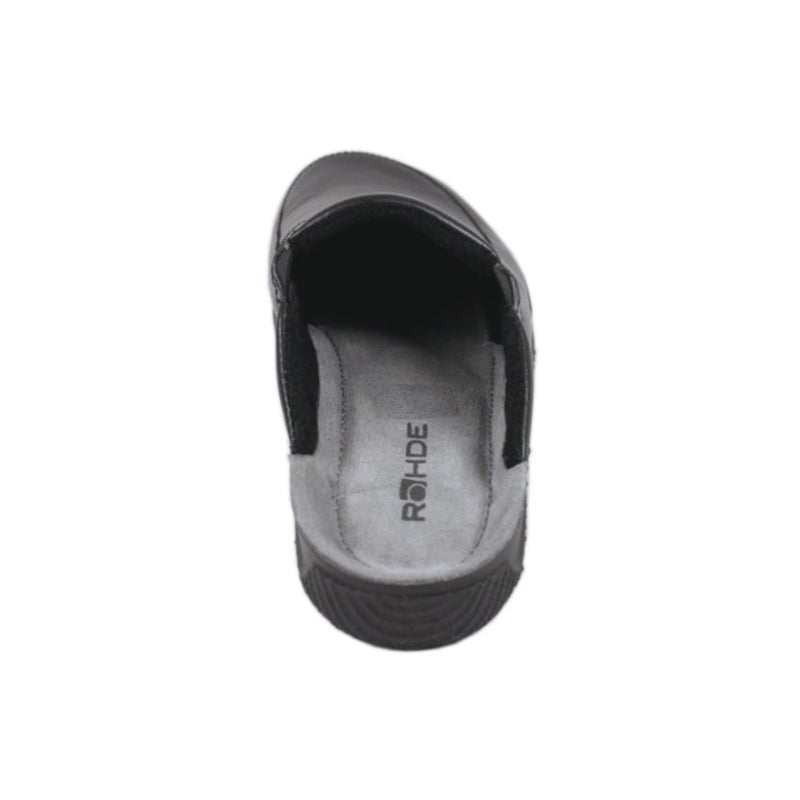 Rohde pantoufles larges/slippers - Noir