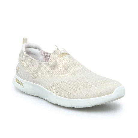 Slip-on damesschoen, zand, Skechers