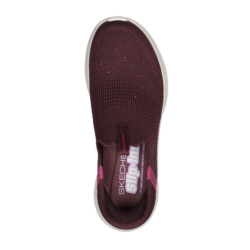 Damesneaker, Bordeaux, Skechers